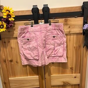 Free People Light Pink Mini Skirt with Pockets